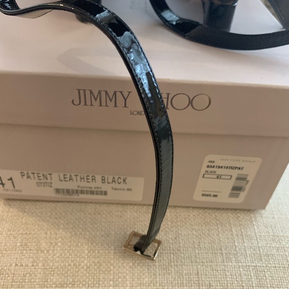 Authentic Jimmy Choo wrap up Wedge Sandals sz 41 - Picture 4 of 5